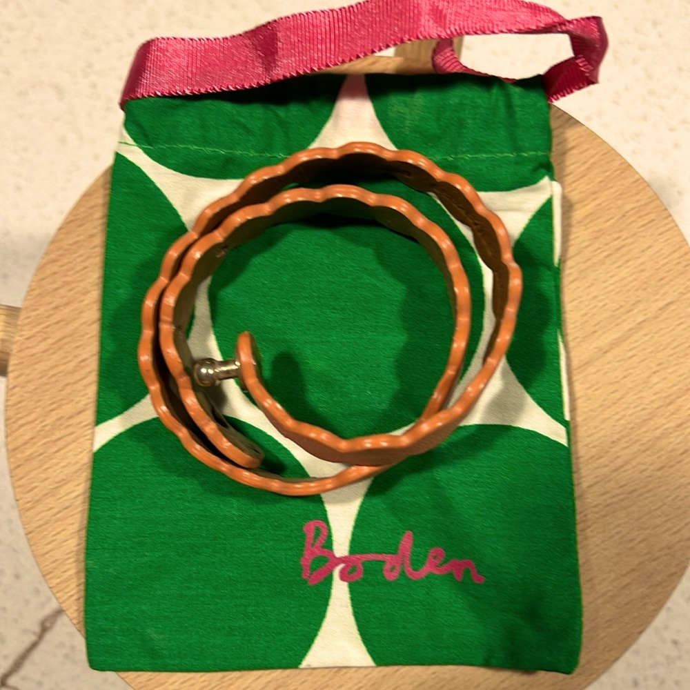Boden Leather Adjustable wrap bracelet